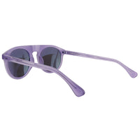 Dries Van Noten lilac flat top sunglasses lunettes