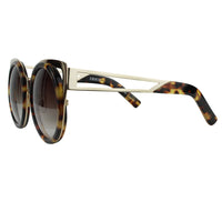 Erdem cat eye gradient lens sunglasses tortoiseshell