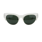 Dries Van Noten milky grey tone cat eye sunglasses