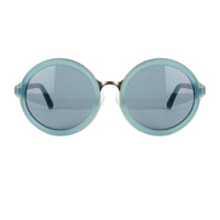3.1 Phillip Lim round lens sunglasses in blue and silver