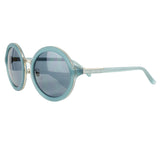 3.1 Phillip Lim round lens sunglasses in blue and silver