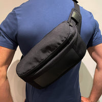 Dunhill black nylon leather radial convertible bag rucksack