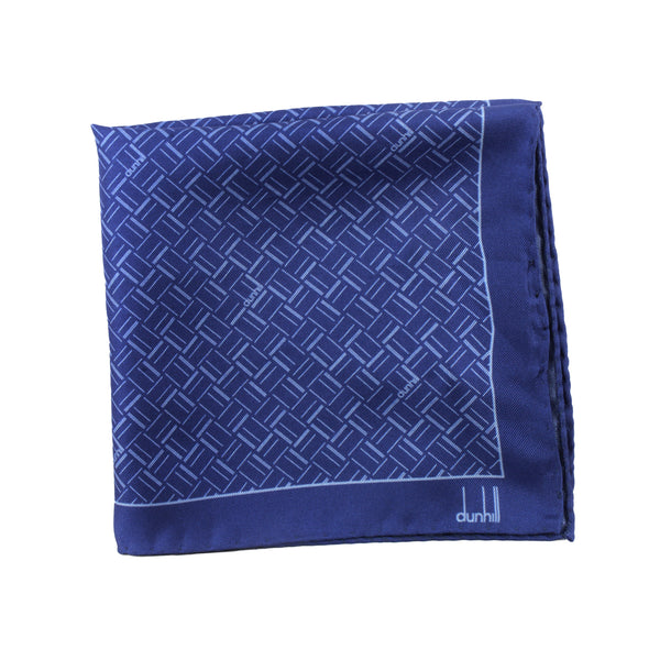 Dunhill mulberry silk pocket square Luxurious silk with an abstract longtail pattern