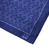 Dunhill mulberry silk pocket square Luxurious silk with an abstract longtail pattern