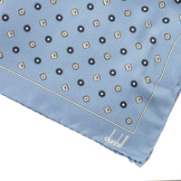 Dunhill mulberry silk pocket square Luxurious silk with an archive cufflink pattern