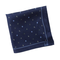 Dunhill mulberry silk pocket square Luxurious silk with a wingnut pattern