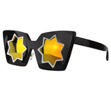 Markus Lupfer cat eye sunglasses featuring a star shaped design
