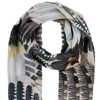 Christian Lacroix Prête-Moi Ta Plume silk chiffon scarf