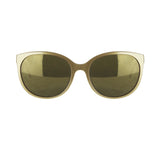 Burberry gold tone sunglasses in acetate and metal