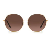 Jimmy Choo Coral sunglasses in a gold tone frame