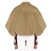 Max Mara cape in a luxurious fine camel wool fabric