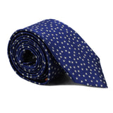 Paul Smith narrow silk tie in a star pattern