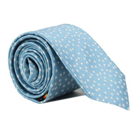Paul Smith narrow silk tie in a Prince of Wales check pattern