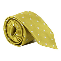 Paul Smith narrow silk tie in a woven dot pattern