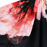 Alexander McQueen ephemeral floral print midi dress