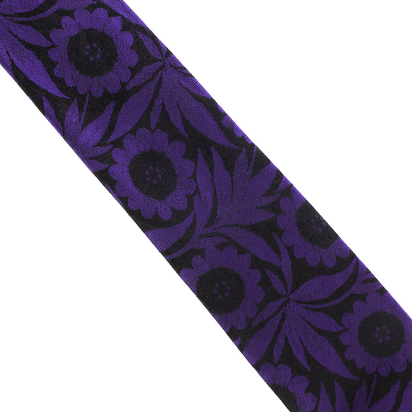 Dries Van Noten tie in a floral patterned jacquard fabric