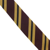 Dries Van Noten regimental stripe textured woven silk tie