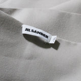 Jil Sander scarf in a pale grey twill wool fabric