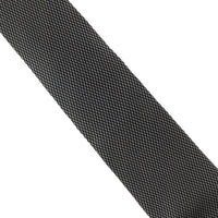Dunhill luxurious mulberry silk tie in a small engine turn pattern black grey