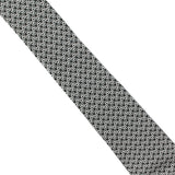 Dunhill luxurious mulberry silk tie in a curb chain pattern