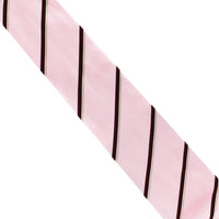 Dunhill regimental stripe patterned woven twill silk tie