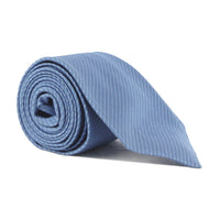 Dunhill silk tie In a fine corded stripe pattern blue