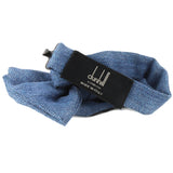 Dunhill luxurious cashmere and silk bow tie in a herringbone pattern An adjustable pre-tied bow tie