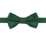Dunhill ready tied bow tie in a woven emerald green 
