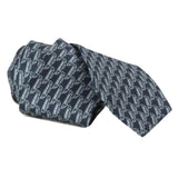 Dunhill luxurious mulberry silk tie in a Duke Lock print