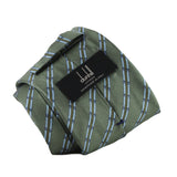 Dunhill mulberry silk tie in a cylindrical pattern