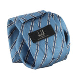 Dunhill mulberry silk tie in a cylindrical pattern
