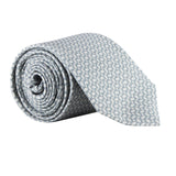 Dunhill oval pattered mulberry silk tie