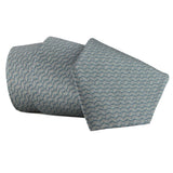 Dunhill oval pattered mulberry silk tie