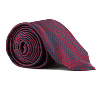 Dunhill tread plate patterned mulberry silk tie