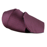 Dunhill tread plate patterned mulberry silk tie
