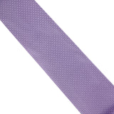 Dunhill silk tie in a woven lighter pattern lilac