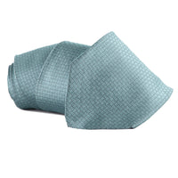 Dunhill silk tie in a woven lighter pattern aqua blue