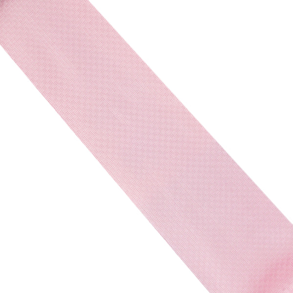 Dunhill silk tie in a woven lighter pattern pale pink