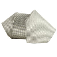 Dunhill luxurious textured silk tie in a champagne grey tone
