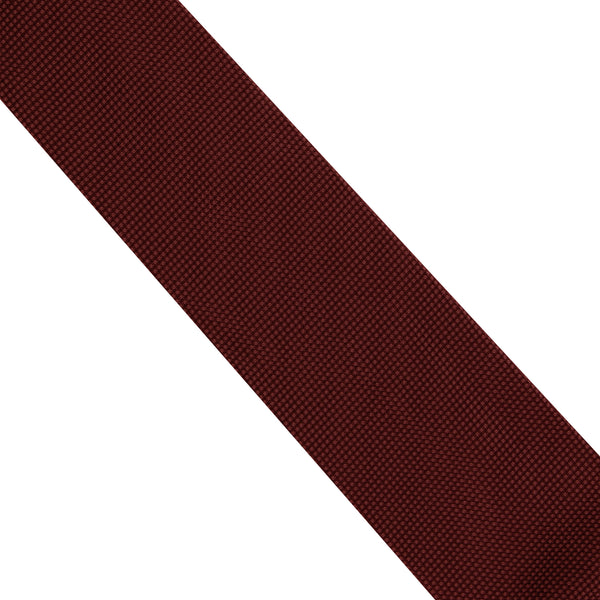 Dunhill luxurious textured silk tie in a claret tone