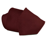 Dunhill luxurious textured silk tie in a claret tone