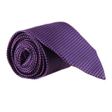 Dunhill luxurious geometric patterned silk tie in pink and midnight blue