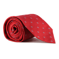 Dunhill diamond patterned tie in mulberry silk