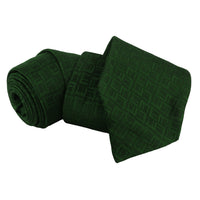 Dunhill silk tie in a signature longtail pattern emerald green