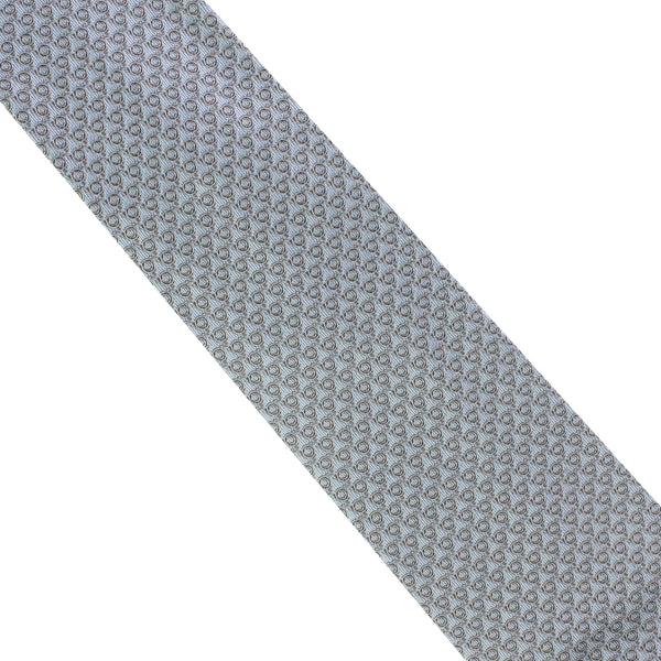 Dunhill woven silk tie in a wingnut pattern