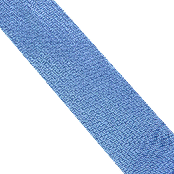 Dunhill textured mulberry silk tie in blue