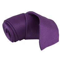 Dunhill lighter textured mulberry silk tie in purple