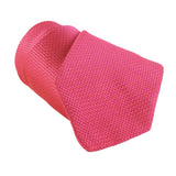 Dunhill lighter textured mulberry silk tie in pink