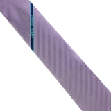 Dunhill luxuriously thick mulberry silk tie in a twill and herringbone pattern