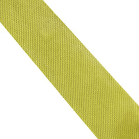 Dunhill lighter patterned textured woven silk tie in a yellow ochre tone